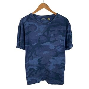 TS1144 Men’s Polo Ralph Lauren Designer Military Camo T Shirt XL